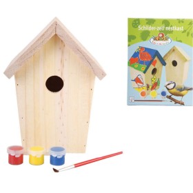 Esschert Design Nest house with painting 14.8x11.7x20 cm KG145 by Esschert Design, Birdhouses - Ref: Foro24-411495, Price: 18...