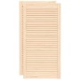 Puerta de armario de lamas 2 uds madera de pino 99,3x49,4 cm de , Puertas de armarios - Ref: Foro24-151137, Precio: 72,35 €, ...