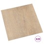 Tarimas de suelo autoadhesivas 20 uds PVC marrón 1,86 m² de , Suelos y moquetas - Ref: Foro24-330141, Precio: 33,07 €, Descue...