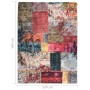 Mehrfarbiger waschbarer Patchwork-Teppich mit rutschfestem Teppich 120x180 cm von , Teppiche - Ref: Foro24-337966, Preis: 32,...