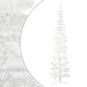 Artificial half Christmas tree with white stand 210 cm by , Christmas trees - Ref: Foro24-344567, Price: 18,83 €, Discount: %