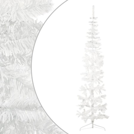 Künstlicher halber Weihnachtsbaum mit weißem Ständer 210 cm von , Weihnachtsbäume - Ref: Foro24-344567, Preis: 18,80 €, Rabat...