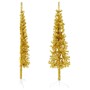 Künstlicher halber Weihnachtsbaum mit goldenem Ständer 150 cm von , Weihnachtsbäume - Ref: Foro24-344590, Preis: 14,63 €, Rab...