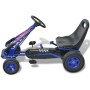 Kart con pedales asiento ajustable azul de vidaXL, Vehículos a pedales o para empujar - Ref: Foro24-80152, Precio: 153,17 €, ...