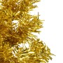 Artificial half Christmas tree with golden stand 150 cm by , Christmas trees - Ref: Foro24-344590, Price: 14,63 €, Discount: %