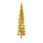 Artificial half Christmas tree with golden stand 210 cm by , Christmas trees - Ref: Foro24-344592, Price: 17,61 €, Discount: %