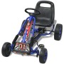 Kart con pedales asiento ajustable azul de vidaXL, Vehículos a pedales o para empujar - Ref: Foro24-80152, Precio: 153,17 €, ...