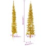 Artificial half Christmas tree with golden stand 210 cm by , Christmas trees - Ref: Foro24-344592, Price: 17,61 €, Discount: %