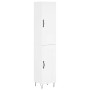 Tall white plywood highboard 34.5x34x180 cm by , Sideboards - Ref: Foro24-3199137, Price: 105,15 €, Discount: %