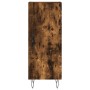 Aparador de madera contrachapada roble ahumado 34,5x34x180 cm de , Aparadores - Ref: Foro24-3199206, Precio: 99,99 €, Descuen...