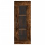 Aparador de madera contrachapada roble ahumado 34,5x34x180 cm de , Aparadores - Ref: Foro24-3199206, Precio: 99,99 €, Descuen...