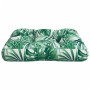 Cushion for pallets, leaf print fabric, 60x61.5x10 cm by , Cushions for chairs and sofas - Ref: Foro24-360890, Price: 19,07 €...