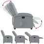 Sillón reclinable de tela gris claro de , Sillones - Ref: Foro24-371727, Precio: 197,96 €, Descuento: %