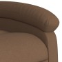 Sillón reclinable de tela marrón de , Sillones - Ref: Foro24-371731, Precio: 221,33 €, Descuento: %