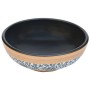 Round multicolored ceramic countertop washbasin Φ41x14 cm by , Sinks - Ref: Foro24-155056, Price: 107,68 €, Discount: %