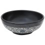 Round black and blue ceramic countertop sink Φ41x14 cm by , Sinks - Ref: Foro24-155063, Price: 107,99 €, Discount: %