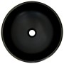 Round black and blue ceramic countertop sink Φ41x14 cm by , Sinks - Ref: Foro24-155063, Price: 107,99 €, Discount: %