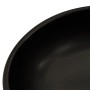 Round black and blue ceramic countertop sink Φ41x14 cm by , Sinks - Ref: Foro24-155063, Price: 107,99 €, Discount: %