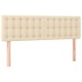 Headboards 2 units cream-colored fabric 72x5x78/88 cm by , Headboards and footboards - Ref: Foro24-346461, Price: 61,77 €, Di...