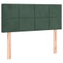 Box spring bed with dark green velvet mattress 90x190 cm by , Beds and slatted bases - Ref: Foro24-3130934, Price: 326,19 €, ...