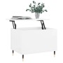 Glossy white plywood coffee table 60x44.5x45 cm by , Coffee table - Ref: Foro24-830942, Price: 51,92 €, Discount: %