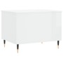 Glossy white plywood coffee table 60x44.5x45 cm by , Coffee table - Ref: Foro24-830942, Price: 51,92 €, Discount: %