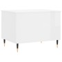 Glossy white plywood coffee table 60x44.5x45 cm by , Coffee table - Ref: Foro24-830942, Price: 51,92 €, Discount: %