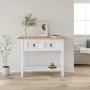 Corona Range console table in white Mexican pine 90x34.5x73 cm by , Side tables - Ref: Foro24-282646, Price: 92,90 €, Discoun...