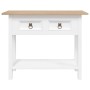 Corona Range console table in white Mexican pine 90x34.5x73 cm by , Side tables - Ref: Foro24-282646, Price: 92,90 €, Discoun...