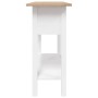 Corona Range console table in white Mexican pine 90x34.5x73 cm by , Side tables - Ref: Foro24-282646, Price: 92,90 €, Discoun...