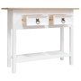 Corona Range console table in white Mexican pine 90x34.5x73 cm by , Side tables - Ref: Foro24-282646, Price: 92,90 €, Discoun...