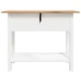 Corona Range console table in white Mexican pine 90x34.5x73 cm by , Side tables - Ref: Foro24-282646, Price: 92,90 €, Discoun...