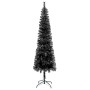 Schwarzer schlanker Weihnachtsbaum 240 cm von , Weihnachtsbäume - Ref: Foro24-329221, Preis: 29,37 €, Rabatt: %