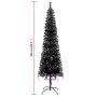 Schwarzer schlanker Weihnachtsbaum 240 cm von , Weihnachtsbäume - Ref: Foro24-329221, Preis: 29,37 €, Rabatt: %