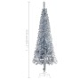 Árbol de Navidad delgado plateado 210 cm de , Arboles de navidad - Ref: Foro24-329240, Precio: 31,25 €, Descuento: %