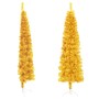 Künstlicher halber Weihnachtsbaum mit goldenem Ständer 120 cm von , Weihnachtsbäume - Ref: Foro24-344589, Preis: 10,74 €, Rab...