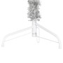 Medio árbol de Navidad artificial con soporte plateado 120 cm de , Arboles de navidad - Ref: Foro24-344594, Precio: 15,86 €, ...