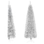 Artificial half Christmas tree with silver stand 180 cm by , Christmas trees - Ref: Foro24-344596, Price: 15,89 €, Discount: %