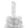 Medio árbol de Navidad artificial con soporte plateado 180 cm de , Arboles de navidad - Ref: Foro24-344596, Precio: 15,89 €, ...