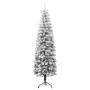 Half narrow artificial Christmas tree with snow 120 cm by , Christmas trees - Ref: Foro24-344604, Price: 30,01 €, Discount: %