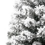 Mitad árbol Navidad artificial estrecho con nieve 120 cm de , Arboles de navidad - Ref: Foro24-344604, Precio: 30,01 €, Descu...