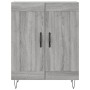 Aparador alto madera contrachapada gris sonoma 69,5x34x180 cm de , Aparadores - Ref: Foro24-3198079, Precio: 146,99 €, Descue...