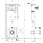 Cisterna alta oculta 11 L 41x14x (110-125) cm de vidaXL, Cisternas del inodoro - Ref: Foro24-142249, Precio: 140,01 €, Descue...