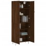 Tall oak brown plywood sideboard 69.5x34x180 cm by , Sideboards - Ref: Foro24-3198064, Price: 149,54 €, Discount: %