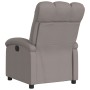 Sillón reclinable de tela gris taupe de , Sillones - Ref: Foro24-371735, Precio: 219,80 €, Descuento: %