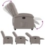 Sillón reclinable de tela gris taupe de , Sillones - Ref: Foro24-371735, Precio: 219,80 €, Descuento: %