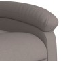 Sillón reclinable de tela gris taupe de , Sillones - Ref: Foro24-371735, Precio: 219,80 €, Descuento: %