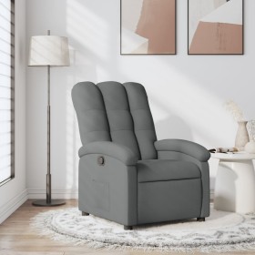 Dark Gray Fabric Recliner by , Armchairs - Ref: Foro24-371728, Price: 221,56 €, Discount: %