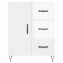 High glossy white plywood sideboard 69.5x34x180 cm by , Sideboards - Ref: Foro24-3198091, Price: 182,03 €, Discount: %