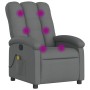 Dark Gray Fabric Reclining Massage Chair by , Armchairs - Ref: Foro24-371740, Price: 233,58 €, Discount: %